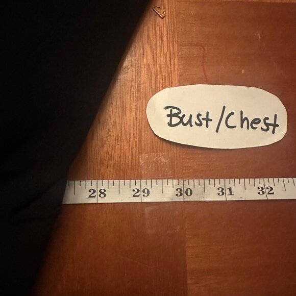 Due Per Due Plus size Black Blazer With Faux Leather Accents 3X - Picture 3 of 5